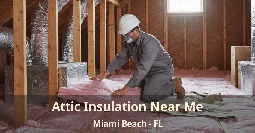 Attic Insulation Near Me Miami Beach - FL