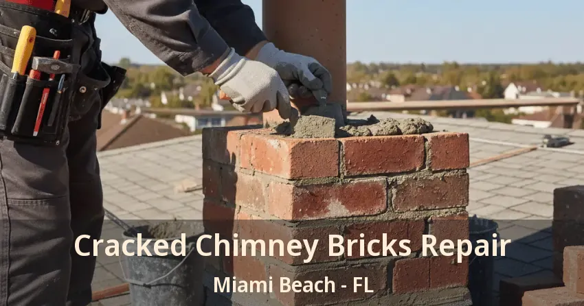 Cracked Chimney Bricks Repair Miami Beach - FL Cracked Chimney Bricks Repair Miami Beach - FL