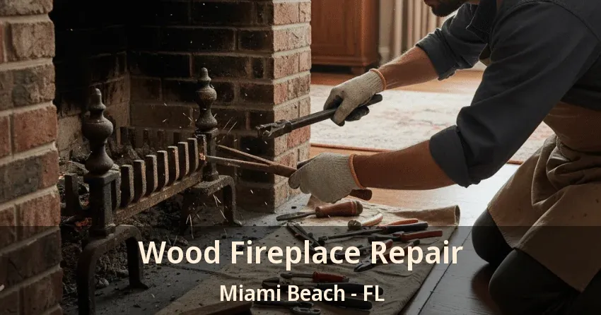 Wood Fireplace Repair Miami Beach - FL